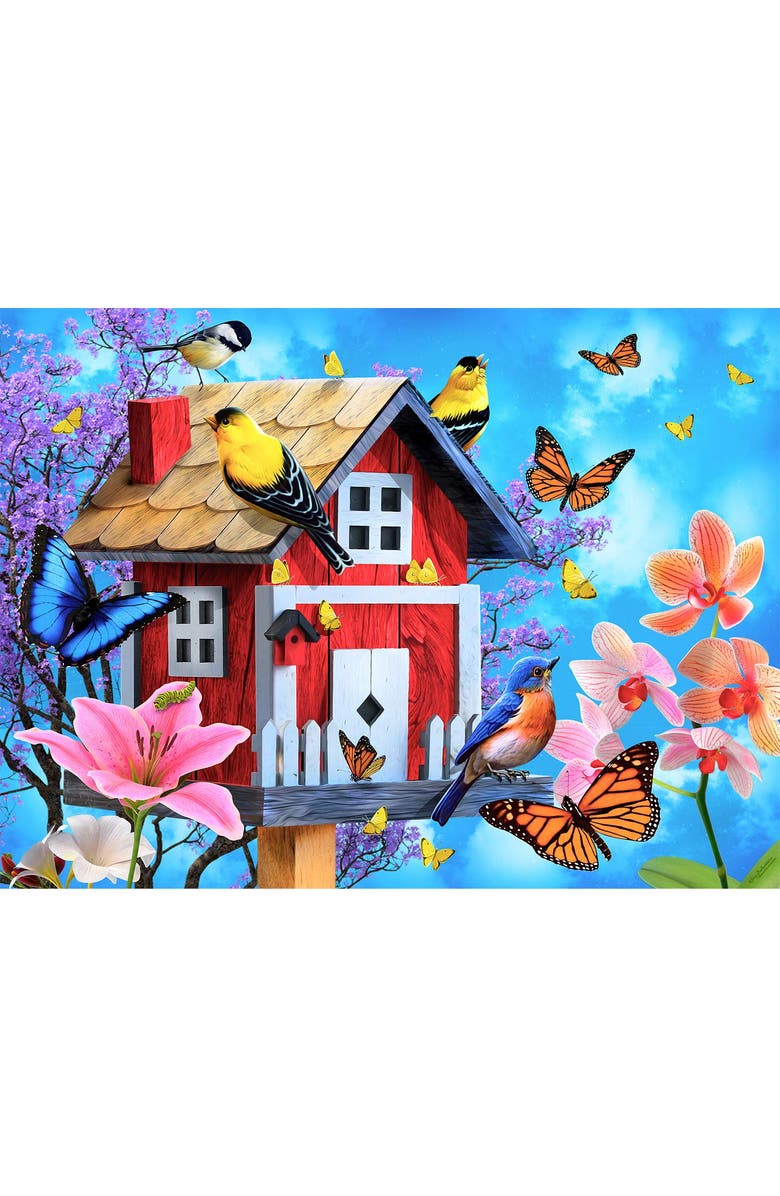 Sunsout Red Birdhouse 1000 piece Jigsaw Puzzle for Adults, Alternate, color, Multicolor