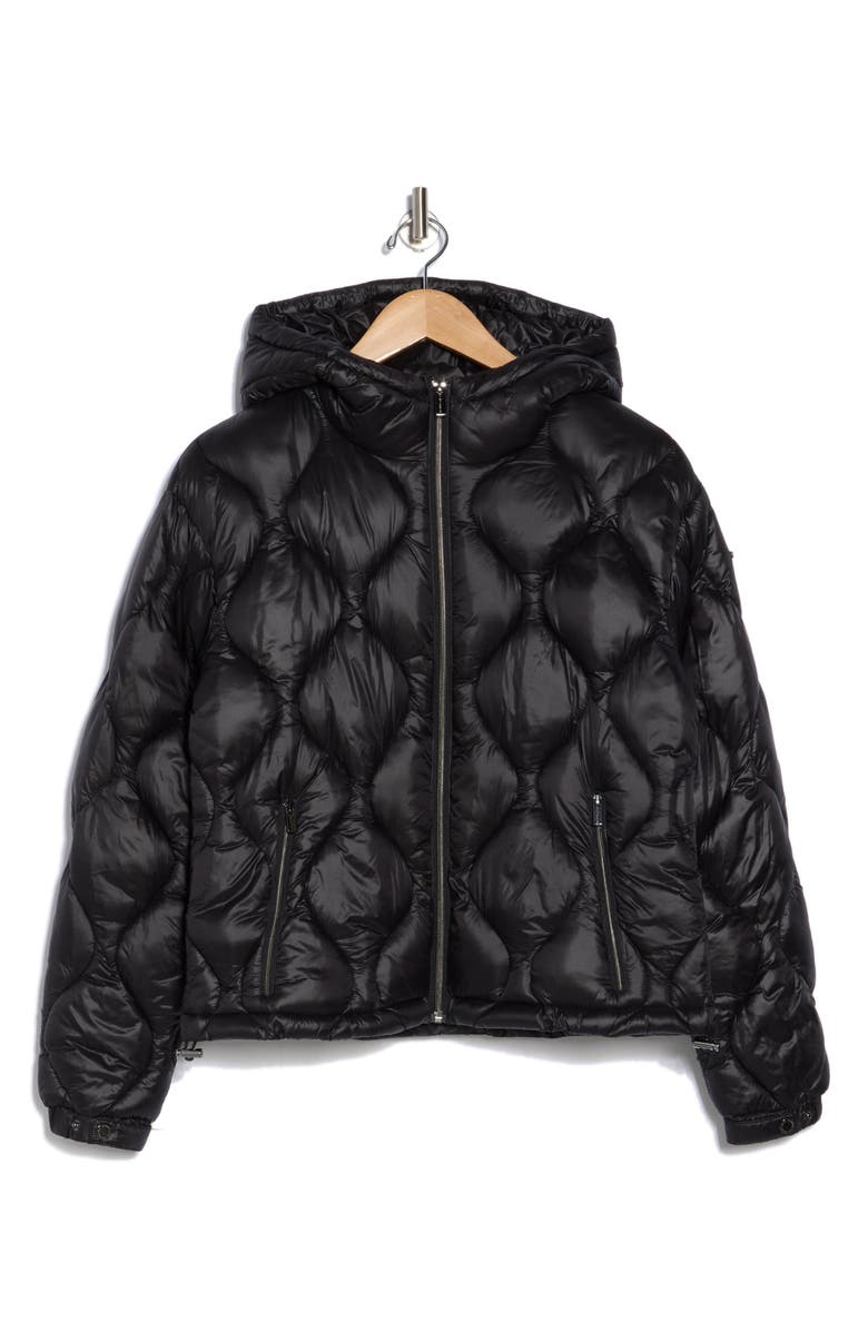 BCBGeneration Water Resistant Hooded Puffer Jacket, Alternate, color,