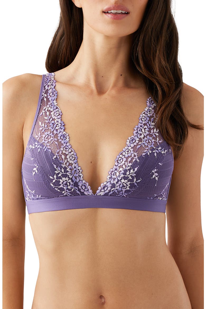 Embrace Lace® Wire Free Bralette, Main, color, GRAPE COMP M