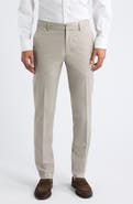 Nordstrom Everyday Flat Front Stretch Cotton Dress Pants