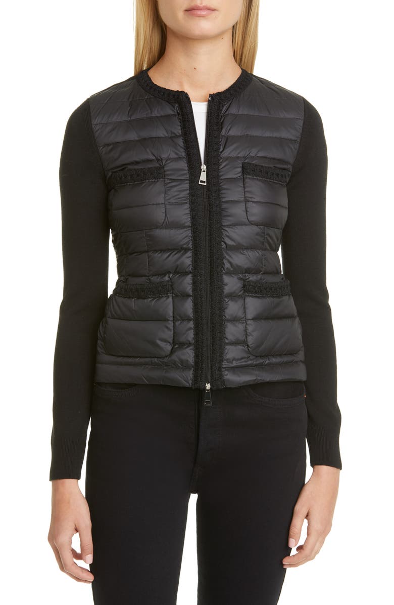 Moncler Quilted Down Jacket, Main, color, 