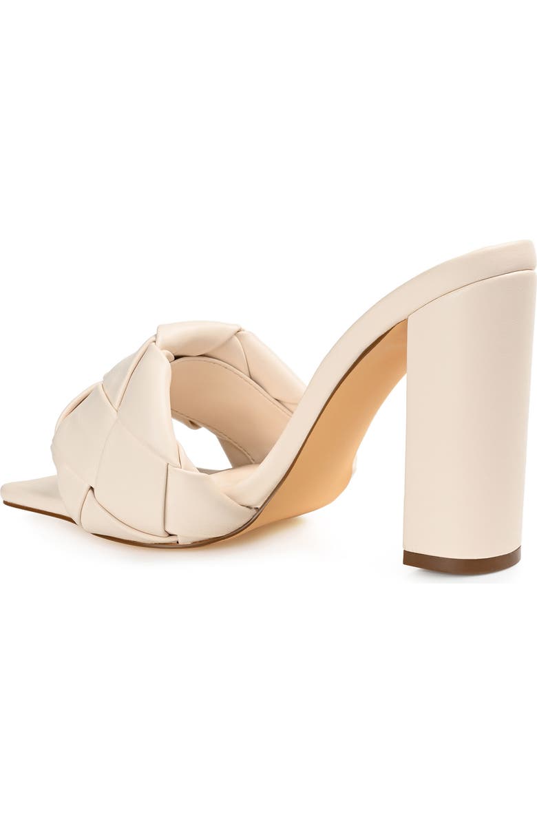 Journee Collection Maysie Square-toe Pump, Alternate, color, Off White