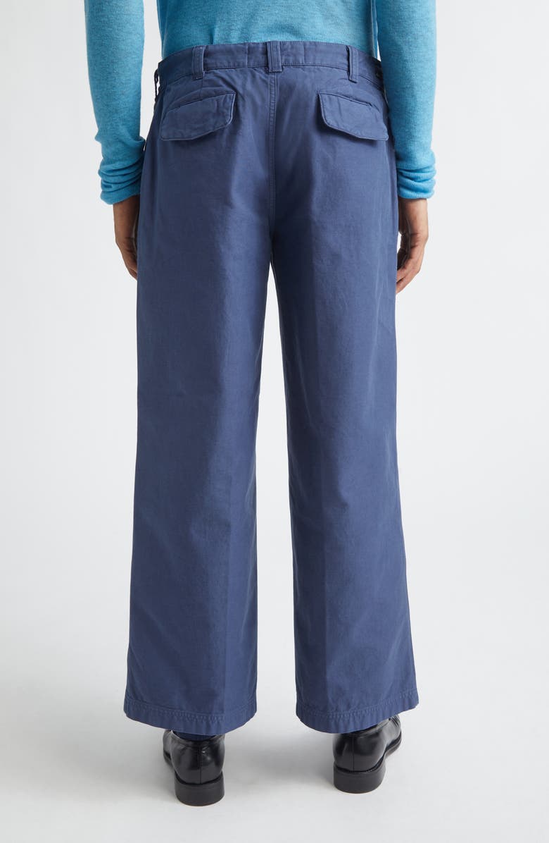 ERL Gender Inclusive Crop Chinos, Alternate, color, Blue