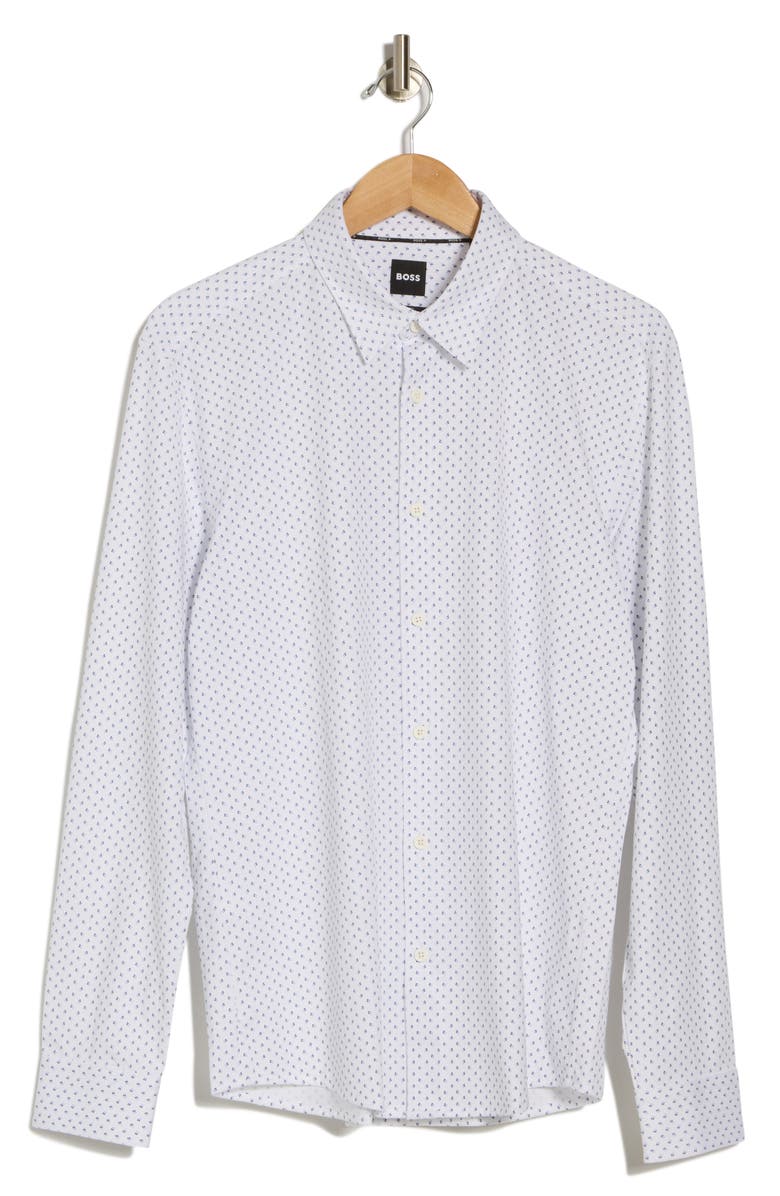 BOSS Roan Kent Long Sleeve Button-Up Shirt, Alternate, color, 