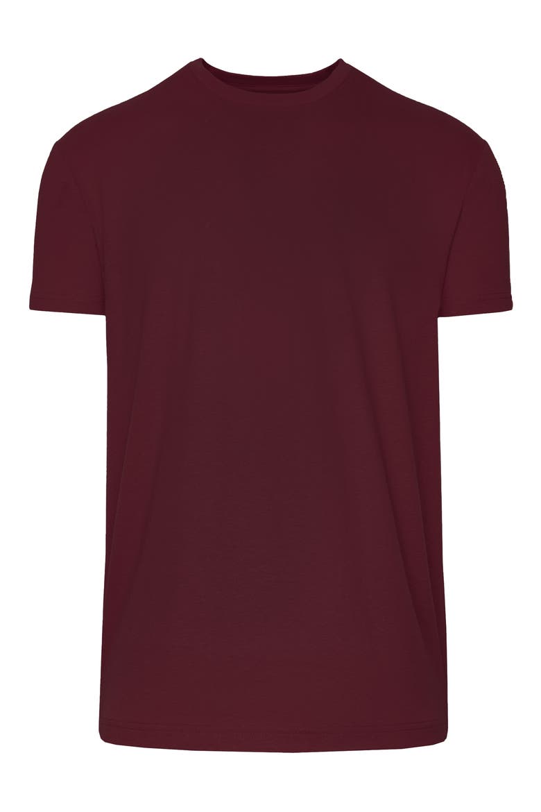 Classic Crewneck T-Shirt, Alternate, color, MAHOGANY