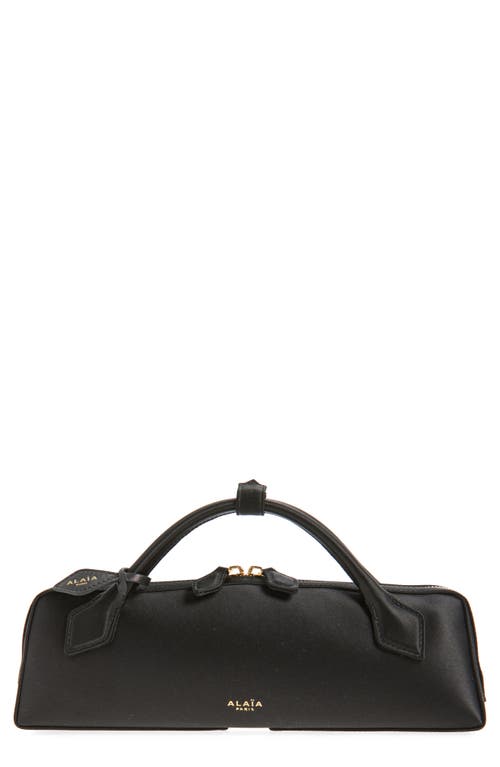 Alaïa Le Teckel Silk Handbag in Noir at Nordstrom
