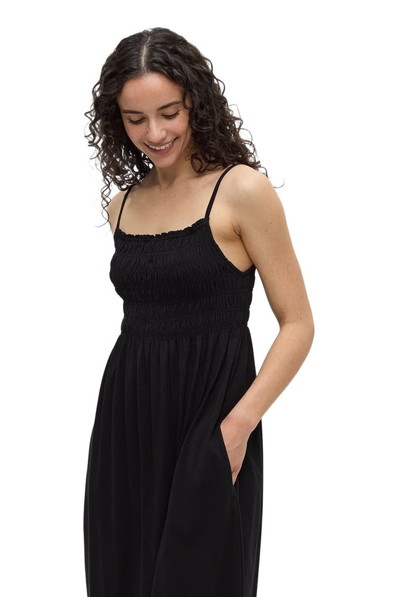 Driftwood Dress, Alternate, color, Meteorite Black