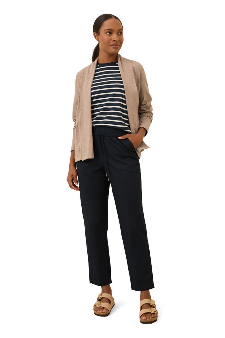Organic Cotton Daily Twill Drawstring Pant, Alternate, color, Midnight Blue
