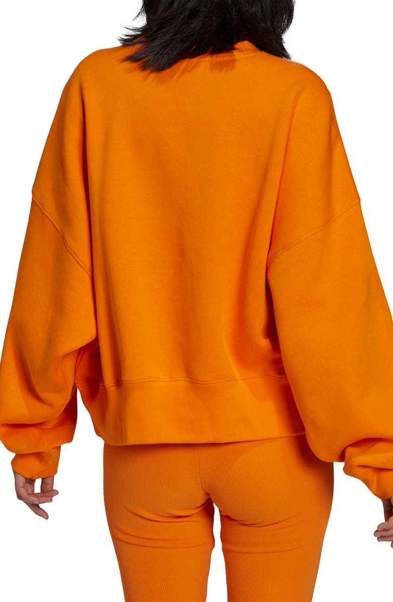 adidas Originals Logo Crewneck Sweatshirt, Alternate, color, 