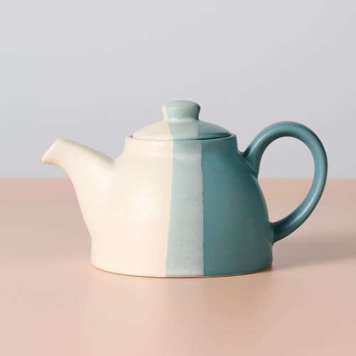Ten Thousand Villages Pheeka Striped Teapot In Multi