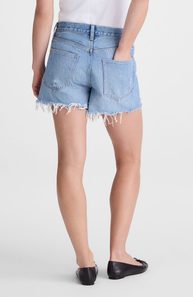 Madewell The Essex Baggy Denim Shorts, Alternate, color, Faded Horizon Wash