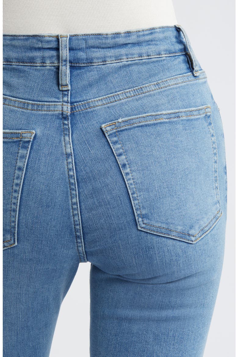 Le Crop Mini Bootcut Jeans, Alternate, color, CLEARWATER