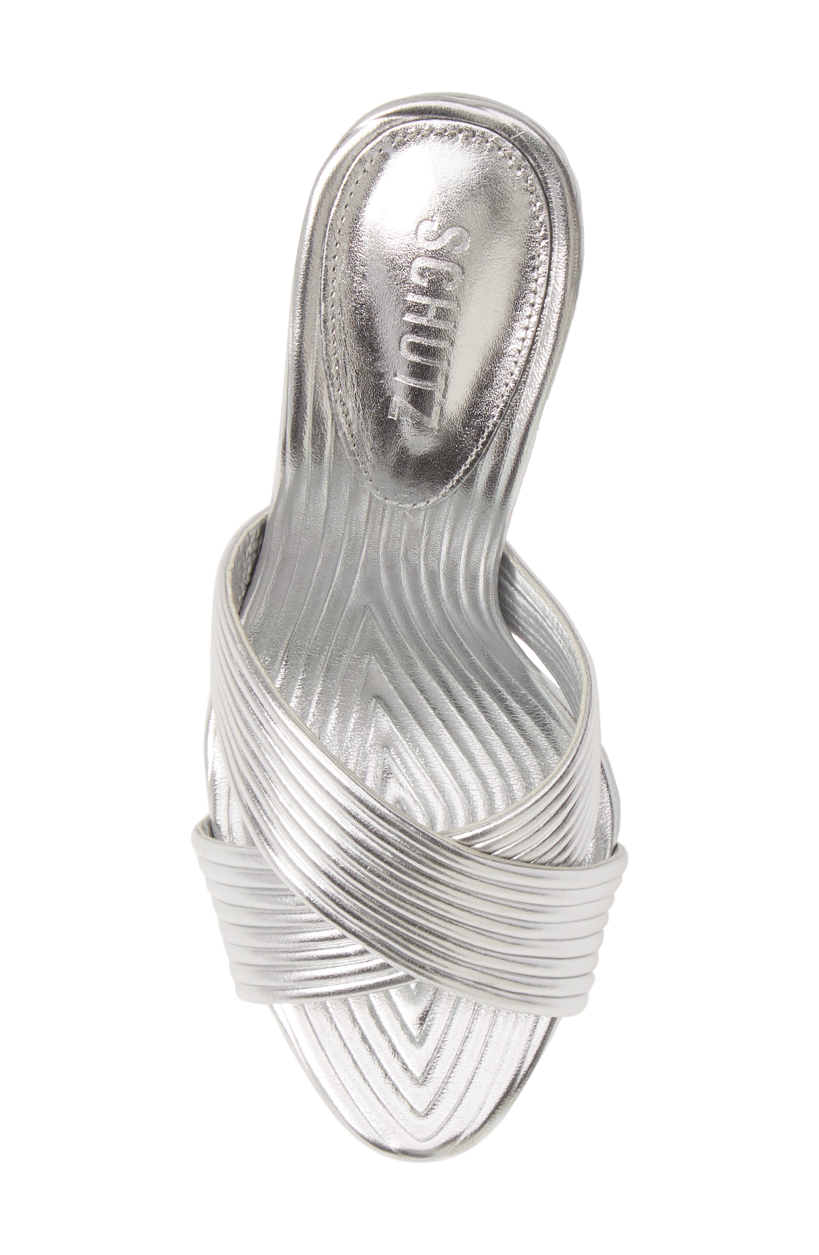 Schutz Emma Dale Block Heel Slide Sandal, Alternate, color, 