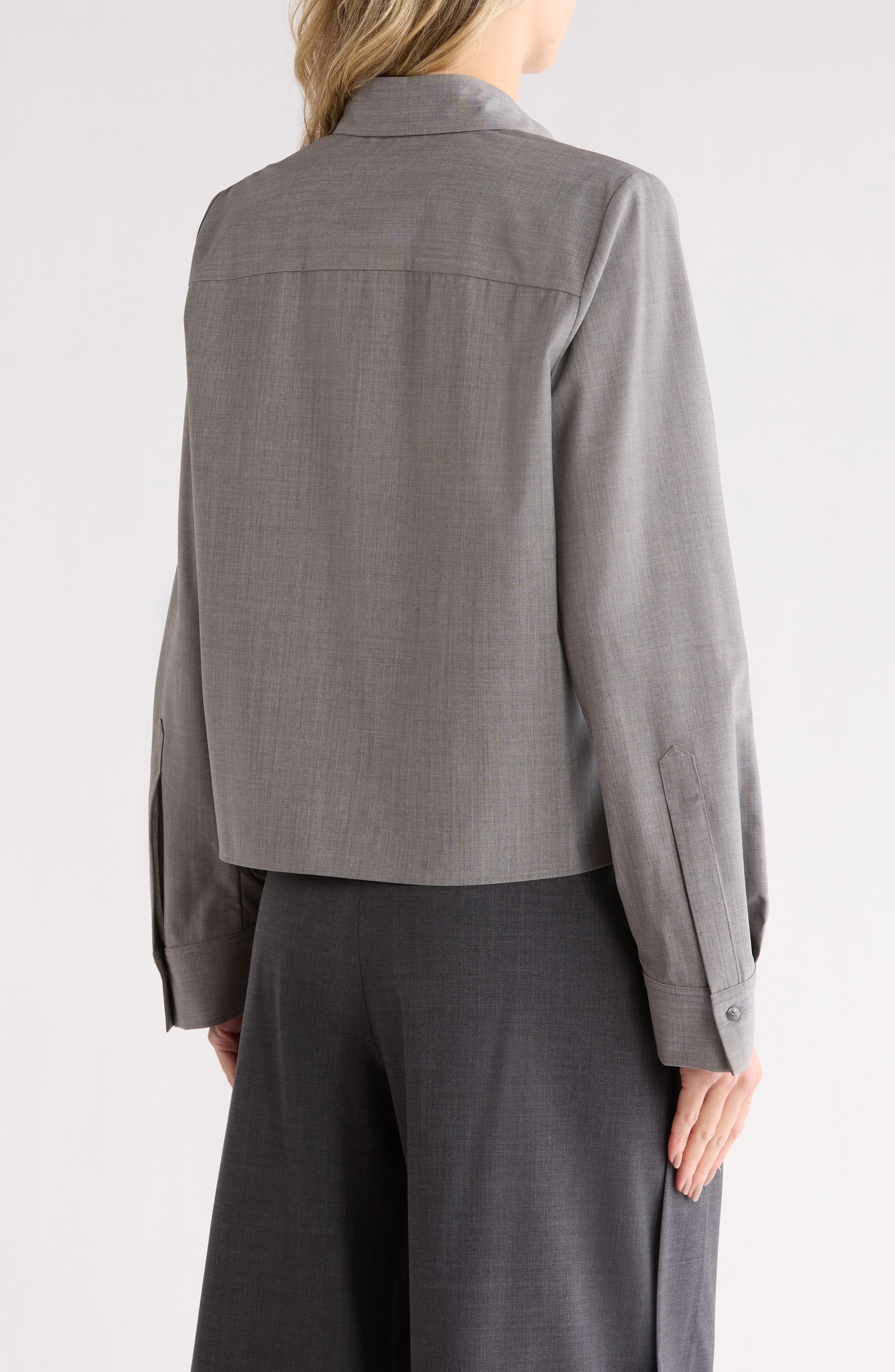 Button Me Up Stretch Virgin Wool Shirt - image 2