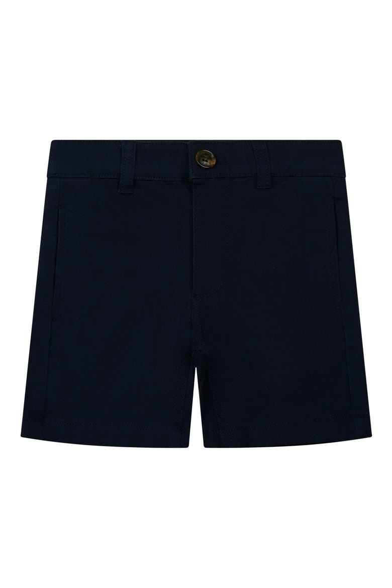Kids' Solid Cotton Chino Shorts, Main, color, NAV NAVY