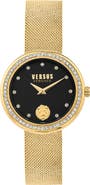 VERSUS Versace Lea Mesh Strap Watch, 35mm