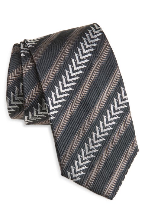 Chevron Silk Tie