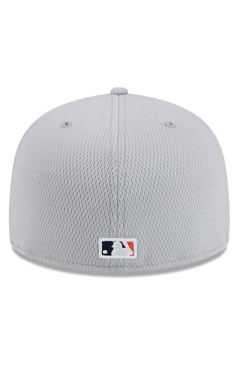 New Era Men's New Era Gray Detroit Tigers 2025 MLB Clubhouse 59FIFTY Fitted Hat, Alternate, color, 