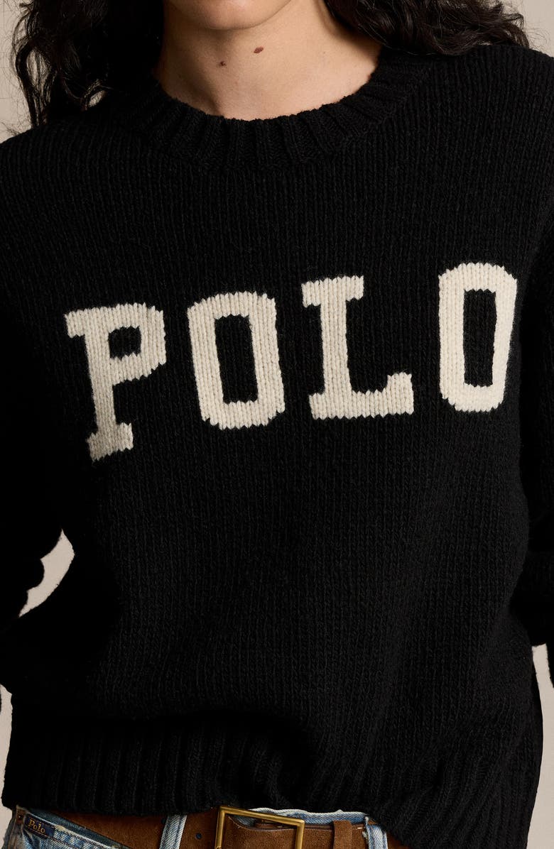 Polo Ralph Lauren Intarsia Logo Sweater, Alternate, color, 