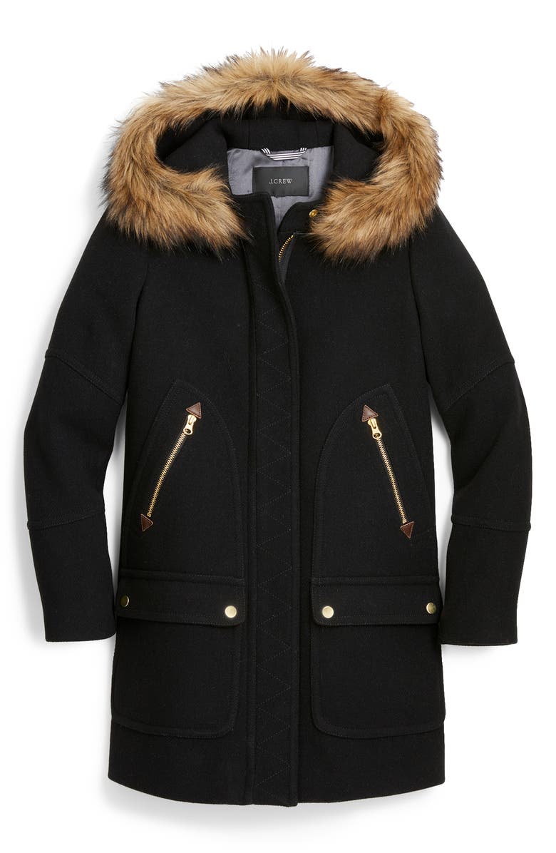 J.Crew Chateau Stadium Cloth Parka, Alternate, color, 