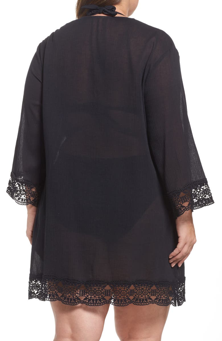 La Blanca Island Fare Cover-Up Tunic, Alternate, color, 