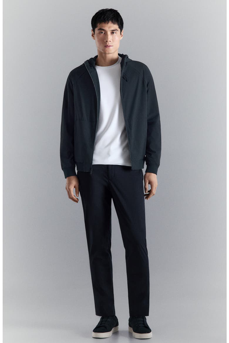 Performance Zip Hoodie, Alternate, color, NAVY