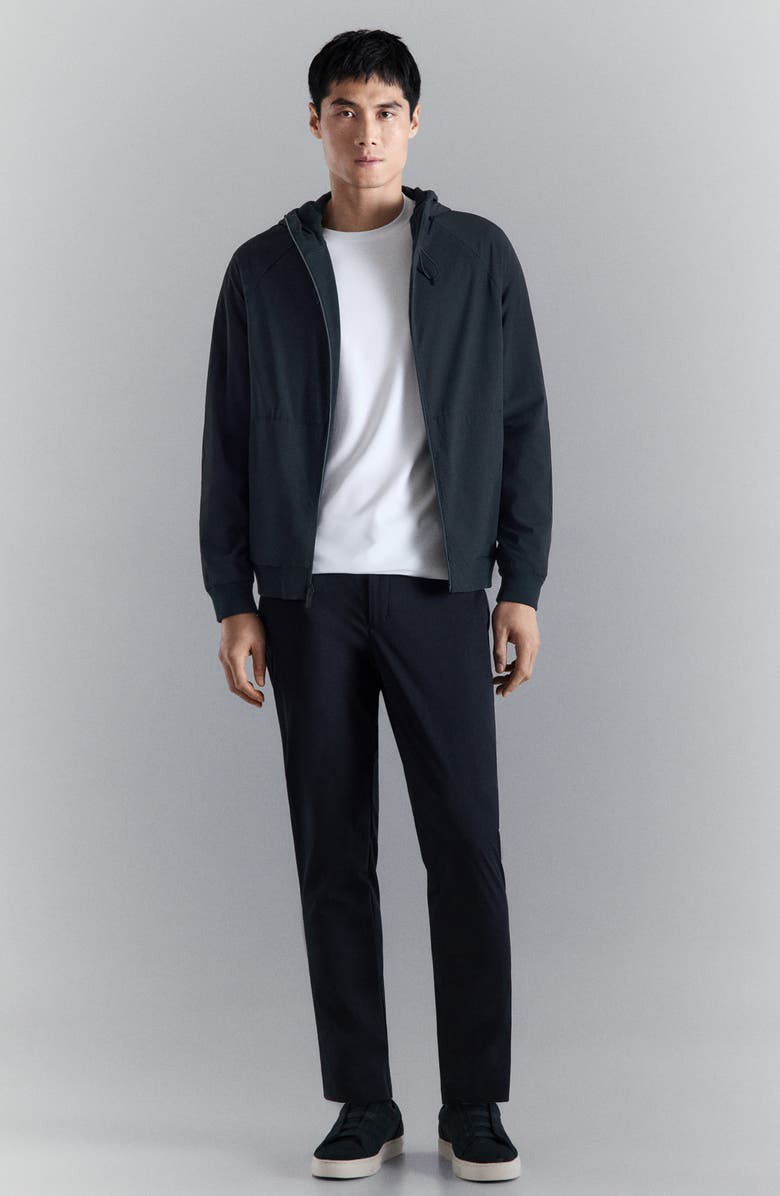 MANGO Performance Zip Hoodie, Alternate, color, Navy