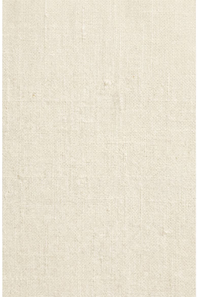 Sleeveless Fit-and-Flare Button-Front Dress, Alternate, color, Beige