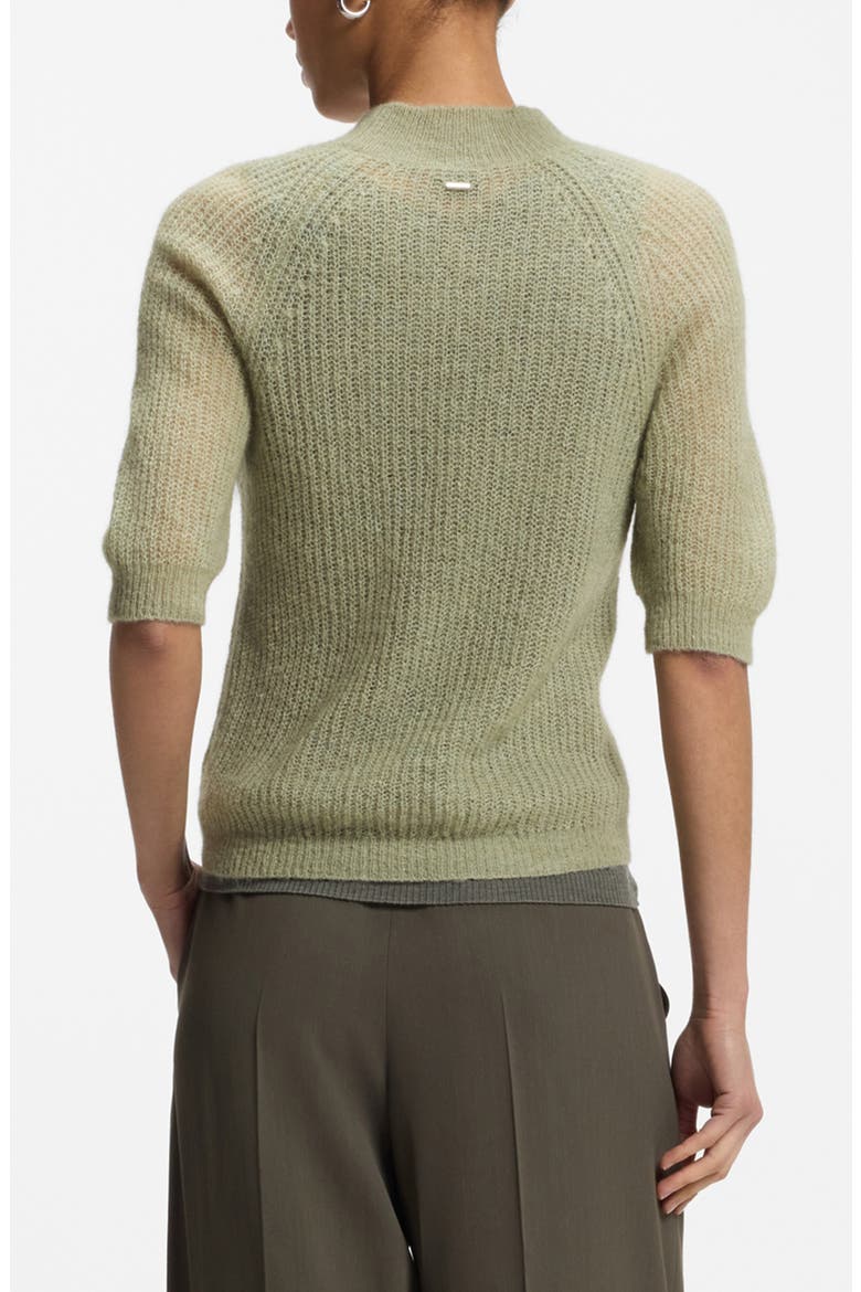 Mock Neck Alpaca Blend Top, Alternate, color, DESERT SAGE