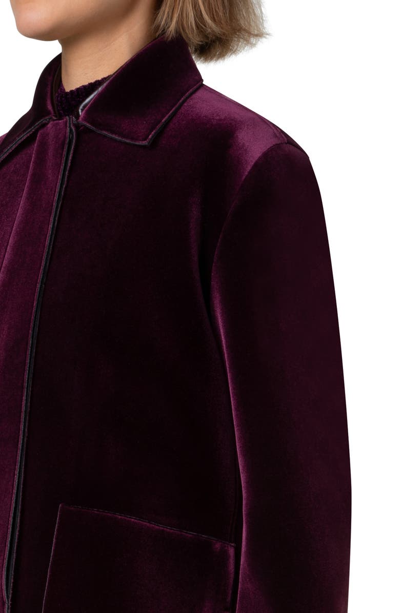 Akris Laars Velvet Jacket, Alternate, color,