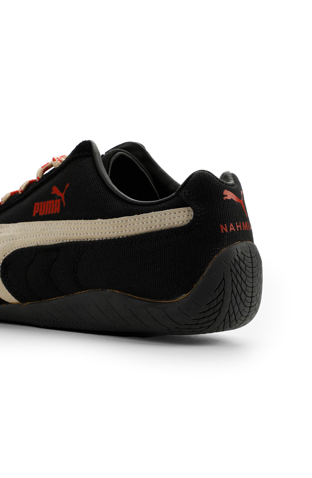 PUMA x NAHMIAS Speedcat Sneaker, Alternate, color, Puma Black/ Canvas/ Apple