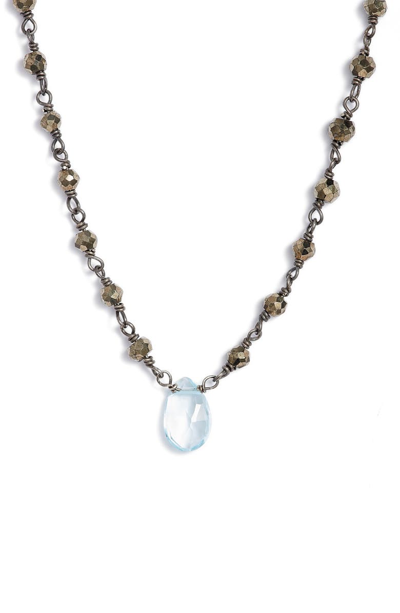 ela rae Beaded Collar Necklace, Main, color,