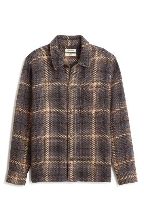Madewell Plaid Twill Boxy Shirt Jacket