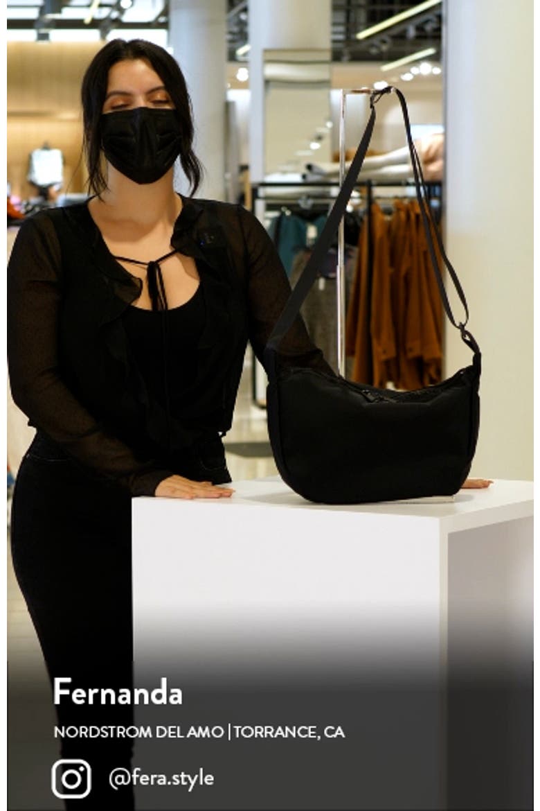 Half Moon Nylon Crossbody Bag video