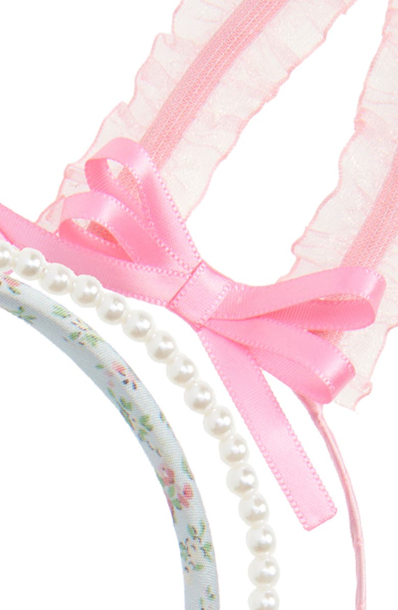 Capelli New York Kids' 3-Pack Assorted Headbands, Alternate, color, Pink Combo