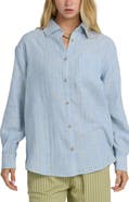 Billabong Wanderer Stripe Cotton Button-Up Shirt