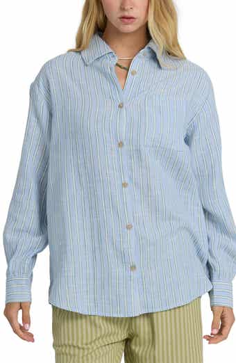 Wanderer Stripe Cotton Button-Up Shirt