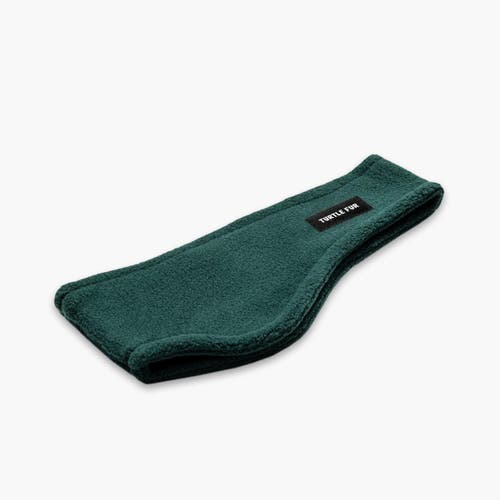 Turtle Fur Bang Band Fleece Headband In Green