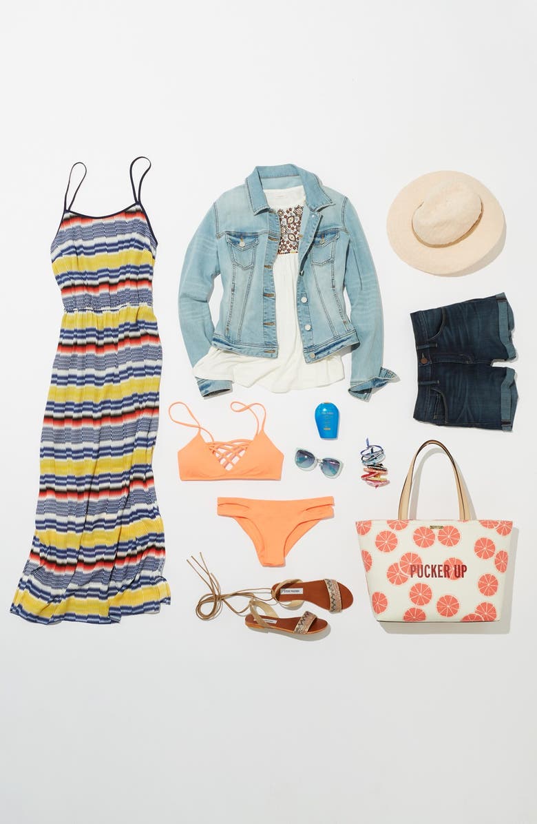 Caslon<sup>®</sup> Denim Jacket, Alternate, color, 