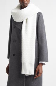 Missoni Metallic Zigzag Wool Blend Scarf