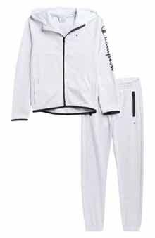 Kids' Double Knit Zip Up Hoodie & Pants Set
