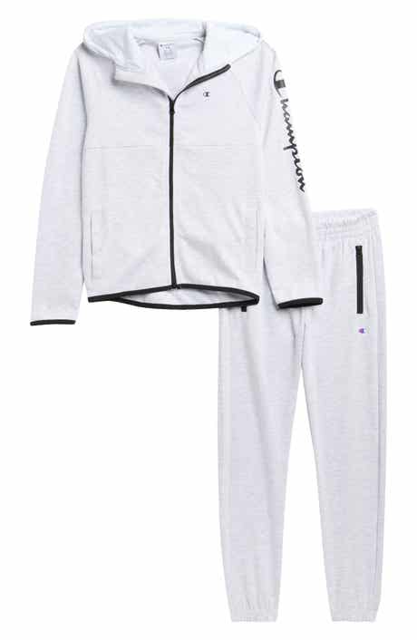 Kids' Double Knit Zip Up Hoodie & Pants Set