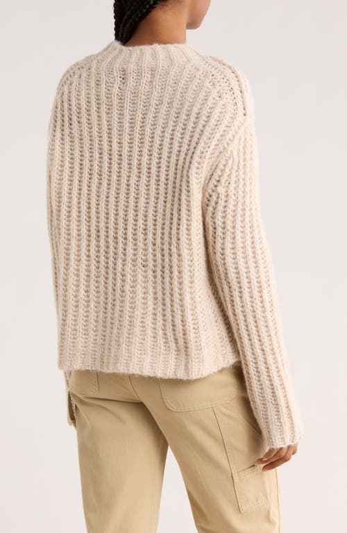 Industry Republic Clothing Funnel Neck Pullover Sweater In Pink