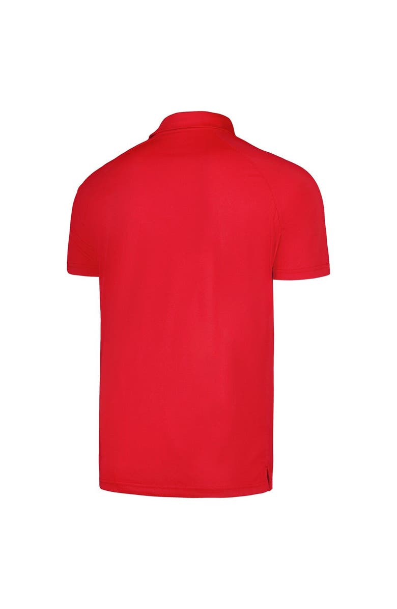 LEVELWEAR Men's Levelwear Red Cleveland Guardians Sector Batter Up Raglan Polo, Alternate, color, Red