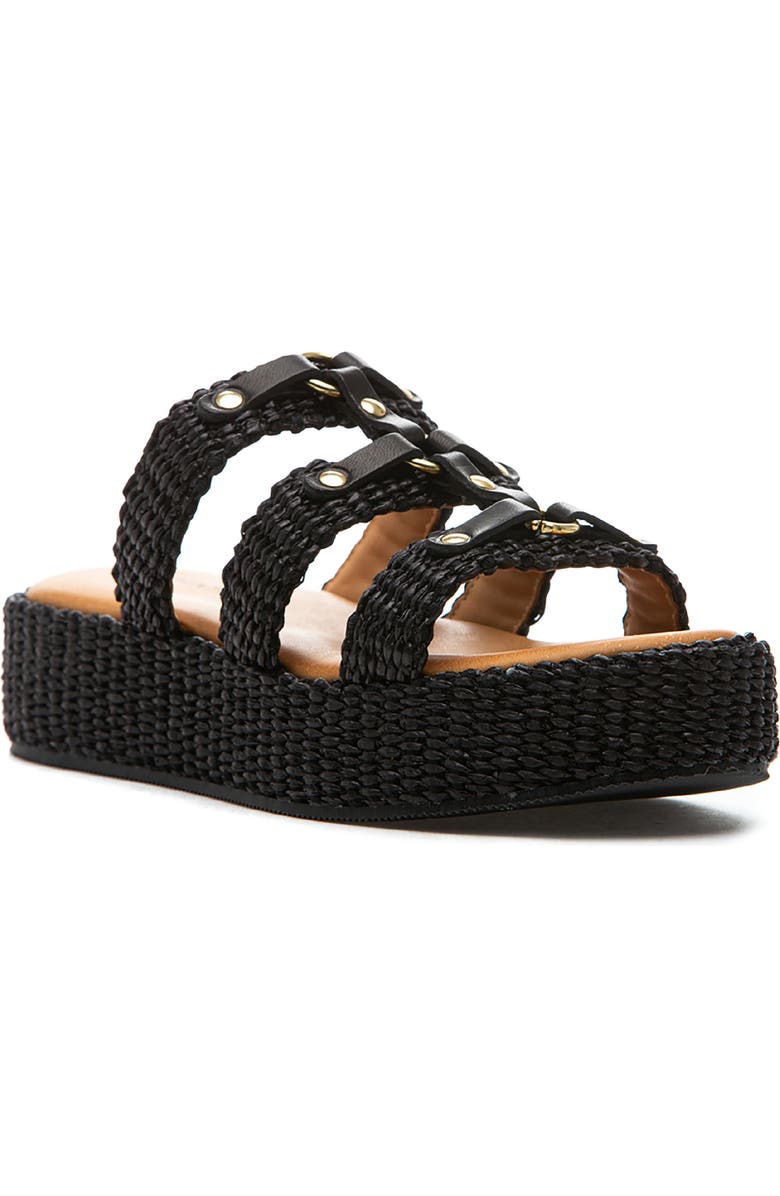 275 Central Sophia Platform Sandal, Main, color, Black