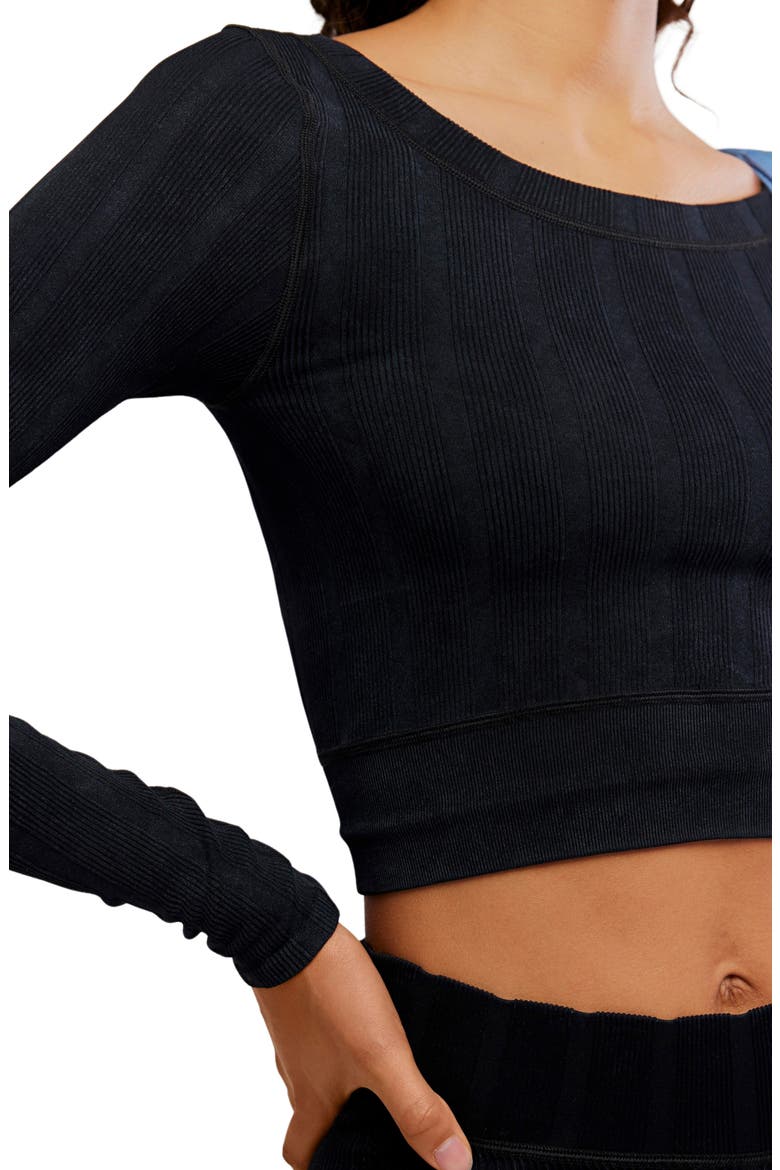 Race Me Layer Top, Alternate, color, BLACK