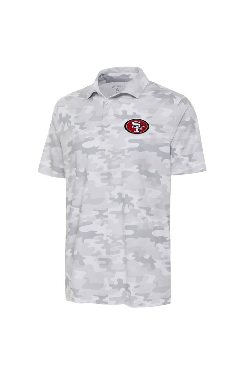 ANTIGUA Men's Antigua White San Francisco 49ers Collide Polo, Alternate, color, White