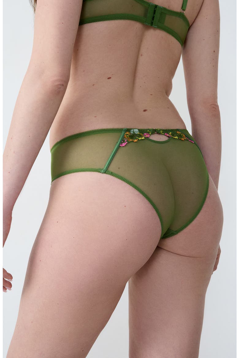 Gourmandise Hipster Briefs, Alternate, color, GREEN