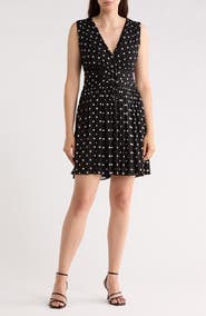 DKNY Sleeveless Fit & Flare Dress