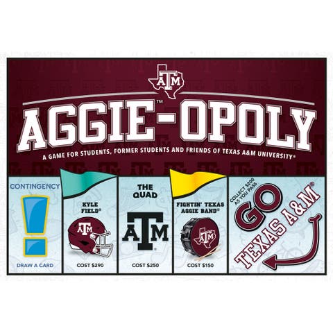 Aggie Opoly Texas A&M Family Board Game Ages 8+